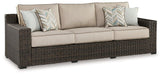 Coastline Bay Outdoor Sofa with Cushion - Premium Outdoor Seating from Ashley Furniture - Just $1274.27! Shop now at Furniture Wholesale Plus  We are the best furniture store in Nashville, Hendersonville, Goodlettsville, Madison, Antioch, Mount Juliet, Lebanon, Gallatin, Springfield, Murfreesboro, Franklin, Brentwood