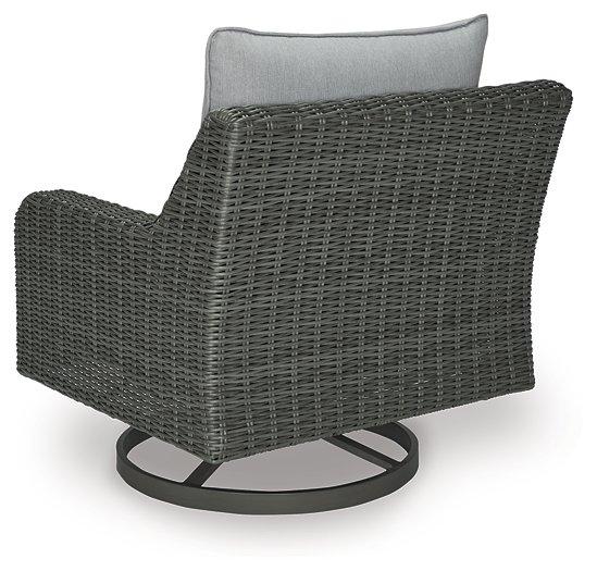 Elite Park Outdoor Swivel Lounge with Cushion - Premium Outdoor Seating from Ashley Furniture - Just $575.99! Shop now at Furniture Wholesale Plus  We are the best furniture store in Nashville, Hendersonville, Goodlettsville, Madison, Antioch, Mount Juliet, Lebanon, Gallatin, Springfield, Murfreesboro, Franklin, Brentwood