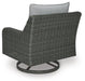 Elite Park Outdoor Swivel Lounge with Cushion - Premium Outdoor Seating from Ashley Furniture - Just $575.99! Shop now at Furniture Wholesale Plus  We are the best furniture store in Nashville, Hendersonville, Goodlettsville, Madison, Antioch, Mount Juliet, Lebanon, Gallatin, Springfield, Murfreesboro, Franklin, Brentwood