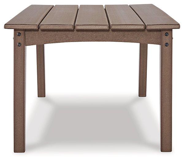 Emmeline Outdoor Coffee Table - Premium Outdoor Cocktail Table from Ashley Furniture - Just $243.84! Shop now at Furniture Wholesale Plus  We are the best furniture store in Nashville, Hendersonville, Goodlettsville, Madison, Antioch, Mount Juliet, Lebanon, Gallatin, Springfield, Murfreesboro, Franklin, Brentwood