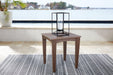 Emmeline Outdoor End Table - Premium Outdoor End Table from Ashley Furniture - Just $152.04! Shop now at Furniture Wholesale Plus  We are the best furniture store in Nashville, Hendersonville, Goodlettsville, Madison, Antioch, Mount Juliet, Lebanon, Gallatin, Springfield, Murfreesboro, Franklin, Brentwood