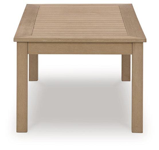 Hallow Creek Outdoor Coffee Table - Premium Outdoor Cocktail Table from Ashley Furniture - Just $307.40! Shop now at Furniture Wholesale Plus  We are the best furniture store in Nashville, Hendersonville, Goodlettsville, Madison, Antioch, Mount Juliet, Lebanon, Gallatin, Springfield, Murfreesboro, Franklin, Brentwood