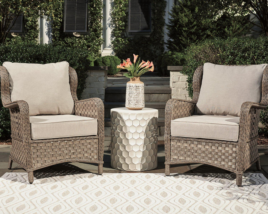 Clear Ridge Lounge Chair with Cushion (Set of 2) - Premium Outdoor Seating from Ashley Furniture - Just $606.48! Shop now at Furniture Wholesale Plus  We are the best furniture store in Nashville, Hendersonville, Goodlettsville, Madison, Antioch, Mount Juliet, Lebanon, Gallatin, Springfield, Murfreesboro, Franklin, Brentwood