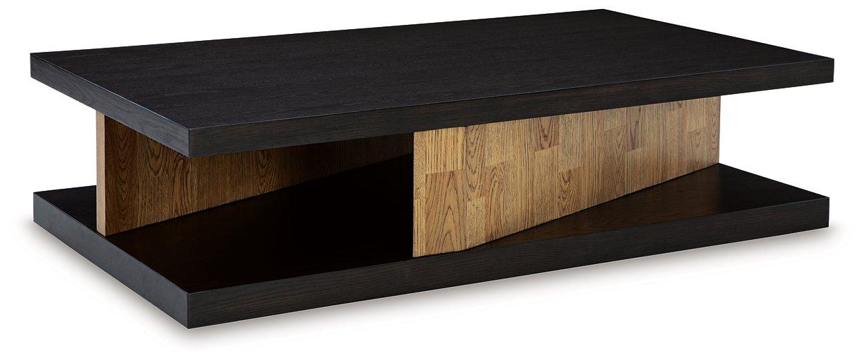 Kocomore Coffee Table - Premium Cocktail Table from Ashley Furniture - Just $333.88! Shop now at Furniture Wholesale Plus  We are the best furniture store in Nashville, Hendersonville, Goodlettsville, Madison, Antioch, Mount Juliet, Lebanon, Gallatin, Springfield, Murfreesboro, Franklin, Brentwood