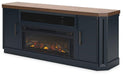 Landocken 83" TV Stand with Electric Fireplace - Premium TV Stand from Ashley Furniture - Just $1347.44! Shop now at Furniture Wholesale Plus  We are the best furniture store in Nashville, Hendersonville, Goodlettsville, Madison, Antioch, Mount Juliet, Lebanon, Gallatin, Springfield, Murfreesboro, Franklin, Brentwood