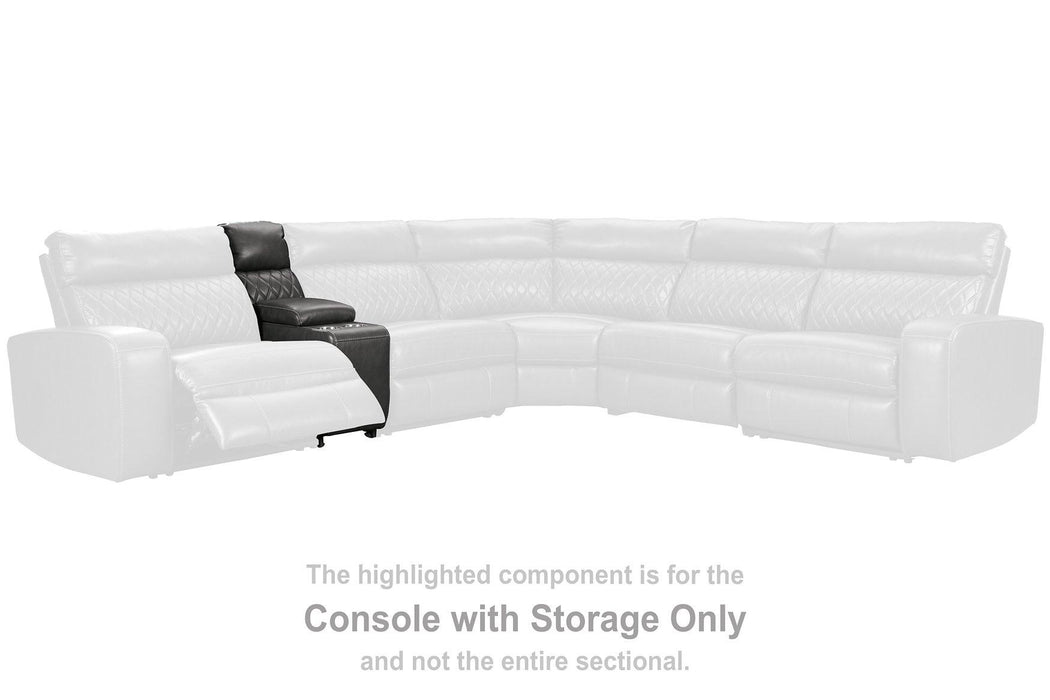 Samperstone Power Reclining Sectional - Premium Sectional from Ashley Furniture - Just $1137.86! Shop now at Furniture Wholesale Plus  We are the best furniture store in Nashville, Hendersonville, Goodlettsville, Madison, Antioch, Mount Juliet, Lebanon, Gallatin, Springfield, Murfreesboro, Franklin, Brentwood