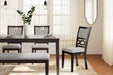 Langwest Dining Table and 4 Chairs and Bench (Set of 6) - Premium Dining Table from Ashley Furniture - Just $621.44! Shop now at Furniture Wholesale Plus  We are the best furniture store in Nashville, Hendersonville, Goodlettsville, Madison, Antioch, Mount Juliet, Lebanon, Gallatin, Springfield, Murfreesboro, Franklin, Brentwood