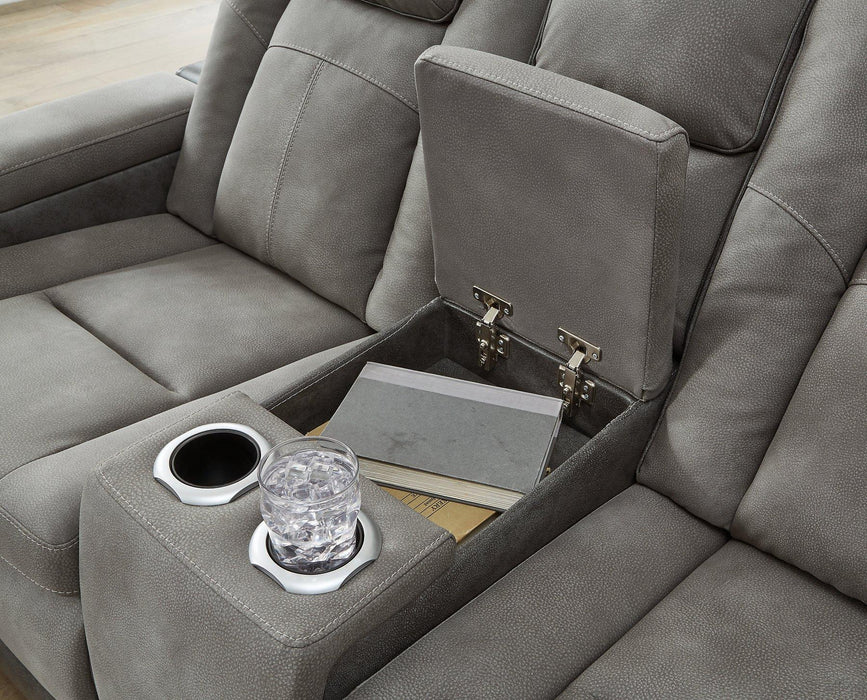 Next-Gen DuraPella Power Reclining Loveseat with Console - Premium Loveseat from Ashley Furniture - Just $1789.30! Shop now at Furniture Wholesale Plus  We are the best furniture store in Nashville, Hendersonville, Goodlettsville, Madison, Antioch, Mount Juliet, Lebanon, Gallatin, Springfield, Murfreesboro, Franklin, Brentwood