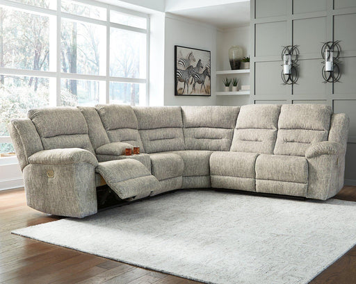 Family Den 3-Piece Power Reclining Sectional - Premium Sectional from Ashley Furniture - Just $2733.91! Shop now at Furniture Wholesale Plus  We are the best furniture store in Nashville, Hendersonville, Goodlettsville, Madison, Antioch, Mount Juliet, Lebanon, Gallatin, Springfield, Murfreesboro, Franklin, Brentwood