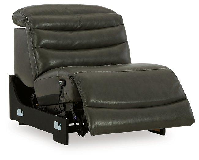 Center Line Power Reclining Sectional - Premium Sectional from Ashley Furniture - Just $2075.76! Shop now at Furniture Wholesale Plus  We are the best furniture store in Nashville, Hendersonville, Goodlettsville, Madison, Antioch, Mount Juliet, Lebanon, Gallatin, Springfield, Murfreesboro, Franklin, Brentwood