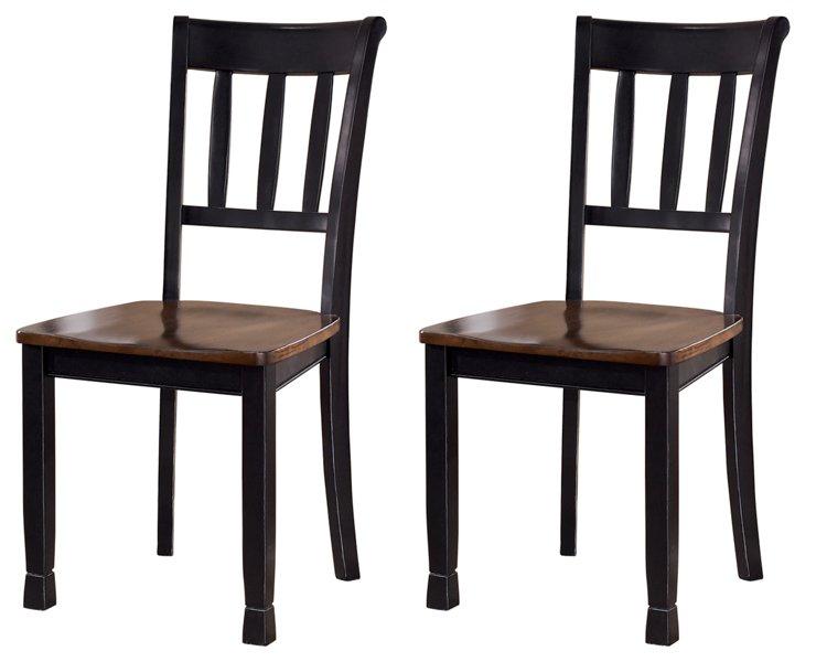 Owingsville Dining Chair Set - Premium Dining Chair Set from Ashley Furniture - Just $164.93! Shop now at Furniture Wholesale Plus  We are the best furniture store in Nashville, Hendersonville, Goodlettsville, Madison, Antioch, Mount Juliet, Lebanon, Gallatin, Springfield, Murfreesboro, Franklin, Brentwood