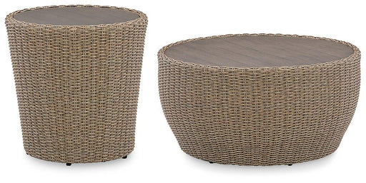 Danson Outdoor Occasional Table Set - Premium Outdoor Table Set from Ashley Furniture - Just $588.32! Shop now at Furniture Wholesale Plus  We are the best furniture store in Nashville, Hendersonville, Goodlettsville, Madison, Antioch, Mount Juliet, Lebanon, Gallatin, Springfield, Murfreesboro, Franklin, Brentwood