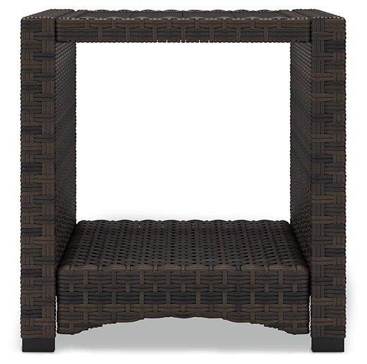 Windglow Outdoor End Table - Premium Outdoor End Table from Ashley Furniture - Just $189.12! Shop now at Furniture Wholesale Plus  We are the best furniture store in Nashville, Hendersonville, Goodlettsville, Madison, Antioch, Mount Juliet, Lebanon, Gallatin, Springfield, Murfreesboro, Franklin, Brentwood