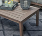 Hillside Barn Outdoor Coffee Table - Premium Outdoor Cocktail Table from Ashley Furniture - Just $307.40! Shop now at Furniture Wholesale Plus  We are the best furniture store in Nashville, Hendersonville, Goodlettsville, Madison, Antioch, Mount Juliet, Lebanon, Gallatin, Springfield, Murfreesboro, Franklin, Brentwood