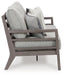 Hillside Barn Outdoor Sofa with Cushion - Premium Outdoor Seating from Ashley Furniture - Just $1682.08! Shop now at Furniture Wholesale Plus  We are the best furniture store in Nashville, Hendersonville, Goodlettsville, Madison, Antioch, Mount Juliet, Lebanon, Gallatin, Springfield, Murfreesboro, Franklin, Brentwood