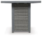 Palazzo Outdoor Bar Table with Fire Pit - Premium Outdoor Pub Table w/FP from Ashley Furniture - Just $1449.07! Shop now at Furniture Wholesale Plus  We are the best furniture store in Nashville, Hendersonville, Goodlettsville, Madison, Antioch, Mount Juliet, Lebanon, Gallatin, Springfield, Murfreesboro, Franklin, Brentwood