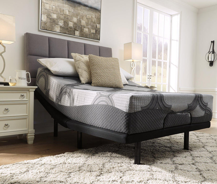 12 Inch Ashley Hybrid King Adjustable Base and Mattress - Premium Mattress from Ashley Furniture - Just $1076.02! Shop now at Furniture Wholesale Plus  We are the best furniture store in Nashville, Hendersonville, Goodlettsville, Madison, Antioch, Mount Juliet, Lebanon, Gallatin, Springfield, Murfreesboro, Franklin, Brentwood