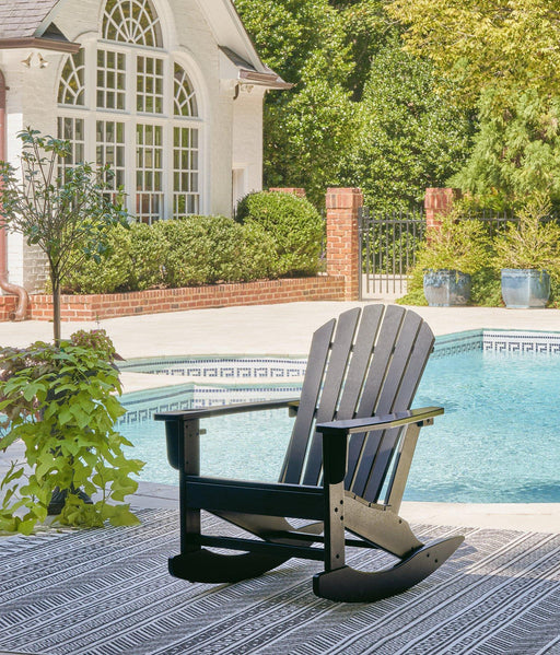 Sundown Treasure Outdoor Rocking Chair - Premium Outdoor Rocking Chair from Ashley Furniture - Just $252.67! Shop now at Furniture Wholesale Plus  We are the best furniture store in Nashville, Hendersonville, Goodlettsville, Madison, Antioch, Mount Juliet, Lebanon, Gallatin, Springfield, Murfreesboro, Franklin, Brentwood