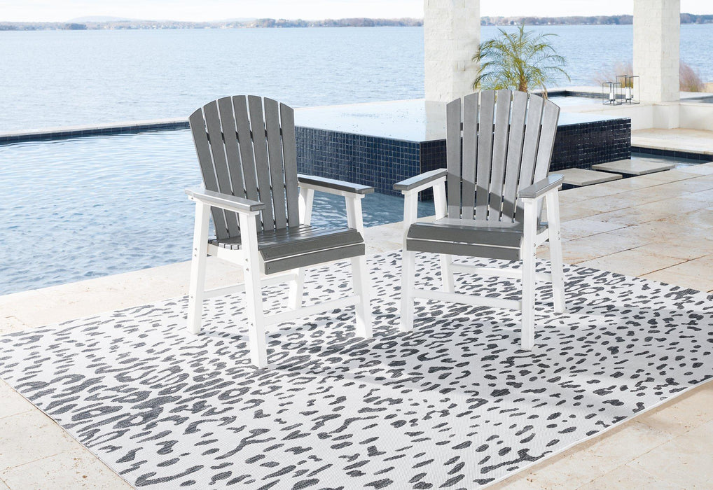 Transville Outdoor Dining Arm Chair (Set of 2) - Premium Outdoor Dining Chair from Ashley Furniture - Just $621.44! Shop now at Furniture Wholesale Plus  We are the best furniture store in Nashville, Hendersonville, Goodlettsville, Madison, Antioch, Mount Juliet, Lebanon, Gallatin, Springfield, Murfreesboro, Franklin, Brentwood