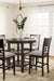 Langwest Counter Height Dining Table and 4 Barstools (Set of 5) - Premium Counter Height Table from Ashley Furniture - Just $538.97! Shop now at Furniture Wholesale Plus  We are the best furniture store in Nashville, Hendersonville, Goodlettsville, Madison, Antioch, Mount Juliet, Lebanon, Gallatin, Springfield, Murfreesboro, Franklin, Brentwood