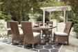 Beachcroft Outdoor Dining Set - Premium Outdoor Dining Set from Ashley Furniture - Just $2605.77! Shop now at Furniture Wholesale Plus  We are the best furniture store in Nashville, Hendersonville, Goodlettsville, Madison, Antioch, Mount Juliet, Lebanon, Gallatin, Springfield, Murfreesboro, Franklin, Brentwood