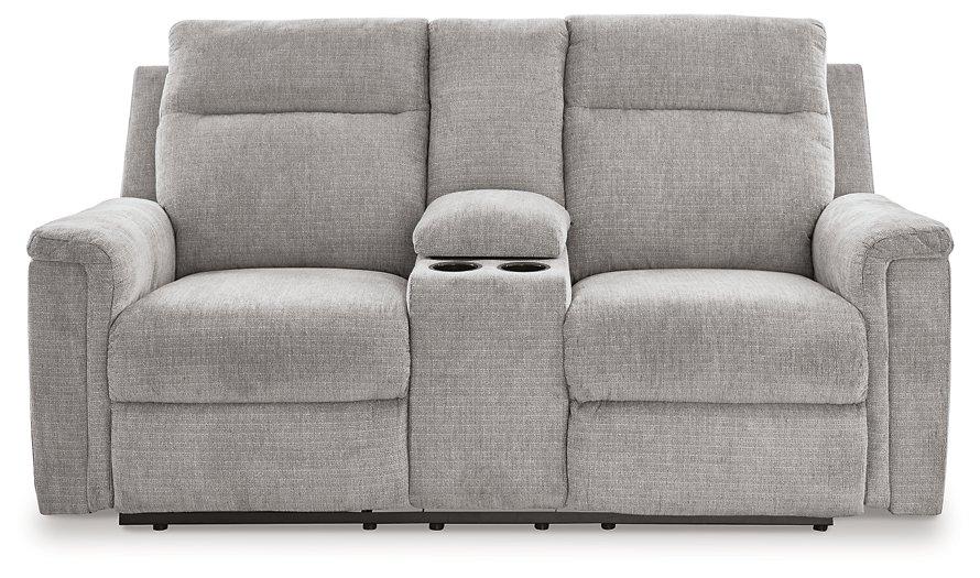 Barnsana Power Reclining Loveseat with Console - Premium Loveseat from Ashley Furniture - Just $788.31! Shop now at Furniture Wholesale Plus  We are the best furniture store in Nashville, Hendersonville, Goodlettsville, Madison, Antioch, Mount Juliet, Lebanon, Gallatin, Springfield, Murfreesboro, Franklin, Brentwood