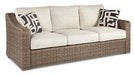 Beachcroft Beachcroft Nuvella Sofa with Coffee and End Table - Premium Outdoor Table Set from Ashley Furniture - Just $2333.95! Shop now at Furniture Wholesale Plus  We are the best furniture store in Nashville, Hendersonville, Goodlettsville, Madison, Antioch, Mount Juliet, Lebanon, Gallatin, Springfield, Murfreesboro, Franklin, Brentwood