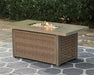 Beachcroft Outdoor Fire Pit Table - Premium Outdoor Fire Pit Table from Ashley Furniture - Just $1351.59! Shop now at Furniture Wholesale Plus  We are the best furniture store in Nashville, Hendersonville, Goodlettsville, Madison, Antioch, Mount Juliet, Lebanon, Gallatin, Springfield, Murfreesboro, Franklin, Brentwood