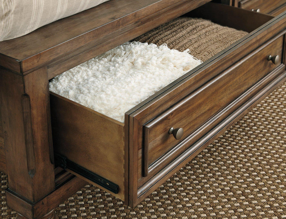 Flynnter Bed with 2 Storage Drawers - Premium Bed from Ashley Furniture - Just $993.50! Shop now at Furniture Wholesale Plus  We are the best furniture store in Nashville, Hendersonville, Goodlettsville, Madison, Antioch, Mount Juliet, Lebanon, Gallatin, Springfield, Murfreesboro, Franklin, Brentwood