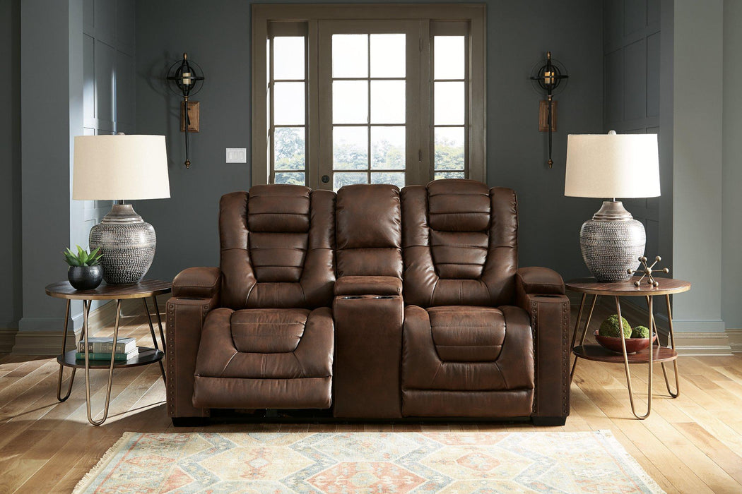 Owner's Box Power Reclining Loveseat with Console - Premium Loveseat from Ashley Furniture - Just $1243.79! Shop now at Furniture Wholesale Plus  We are the best furniture store in Nashville, Hendersonville, Goodlettsville, Madison, Antioch, Mount Juliet, Lebanon, Gallatin, Springfield, Murfreesboro, Franklin, Brentwood