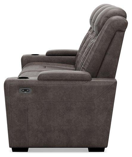 HyllMont Power Reclining Sofa - Premium Sofa from Ashley Furniture - Just $1364.31! Shop now at Furniture Wholesale Plus  We are the best furniture store in Nashville, Hendersonville, Goodlettsville, Madison, Antioch, Mount Juliet, Lebanon, Gallatin, Springfield, Murfreesboro, Franklin, Brentwood