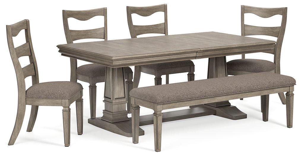 Lexorne Dining Room Set - Premium Dining Room Set from Ashley Furniture - Just $1490.27! Shop now at Furniture Wholesale Plus  We are the best furniture store in Nashville, Hendersonville, Goodlettsville, Madison, Antioch, Mount Juliet, Lebanon, Gallatin, Springfield, Murfreesboro, Franklin, Brentwood