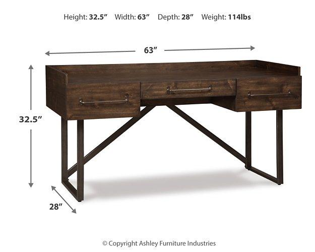 Starmore 63" Home Office Desk - Premium Desk from Ashley Furniture - Just $579.20! Shop now at Furniture Wholesale Plus  We are the best furniture store in Nashville, Hendersonville, Goodlettsville, Madison, Antioch, Mount Juliet, Lebanon, Gallatin, Springfield, Murfreesboro, Franklin, Brentwood