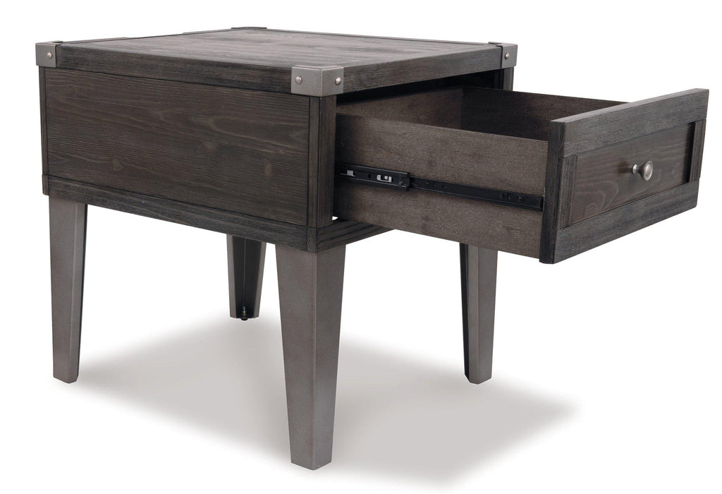 Todoe End Table with USB Ports & Outlets - Premium End Table from Ashley Furniture - Just $206.77! Shop now at Furniture Wholesale Plus  We are the best furniture store in Nashville, Hendersonville, Goodlettsville, Madison, Antioch, Mount Juliet, Lebanon, Gallatin, Springfield, Murfreesboro, Franklin, Brentwood