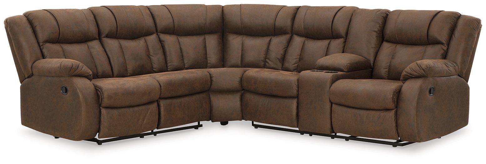 Trail Boys 2-Piece Reclining Sectional - Premium Sectional from Ashley Furniture - Just $1442.95! Shop now at Furniture Wholesale Plus  We are the best furniture store in Nashville, Hendersonville, Goodlettsville, Madison, Antioch, Mount Juliet, Lebanon, Gallatin, Springfield, Murfreesboro, Franklin, Brentwood