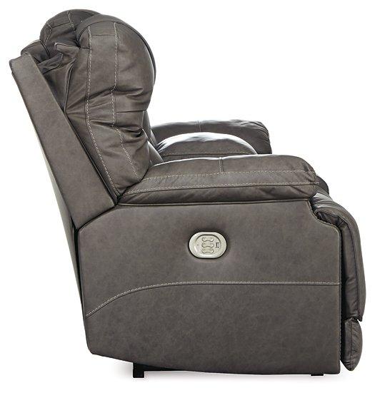 Wurstrow Power Reclining Loveseat with Console - Premium Loveseat from Ashley Furniture - Just $1552.73! Shop now at Furniture Wholesale Plus  We are the best furniture store in Nashville, Hendersonville, Goodlettsville, Madison, Antioch, Mount Juliet, Lebanon, Gallatin, Springfield, Murfreesboro, Franklin, Brentwood