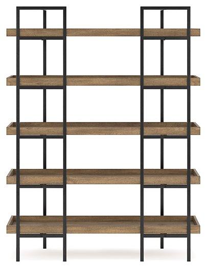 Montia 76" Bookcase - Premium Bookcase from Ashley Furniture - Just $414.29! Shop now at Furniture Wholesale Plus  We are the best furniture store in Nashville, Hendersonville, Goodlettsville, Madison, Antioch, Mount Juliet, Lebanon, Gallatin, Springfield, Murfreesboro, Franklin, Brentwood