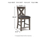 Caitbrook Counter Height Dining Set - Premium Barstool Set from Ashley Furniture - Just $549.08! Shop now at Furniture Wholesale Plus  We are the best furniture store in Nashville, Hendersonville, Goodlettsville, Madison, Antioch, Mount Juliet, Lebanon, Gallatin, Springfield, Murfreesboro, Franklin, Brentwood