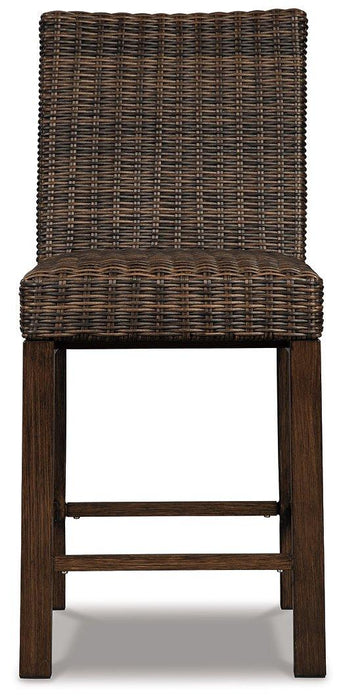 Paradise Trail Bar Stool (Set of 2) - Premium Outdoor Barstool from Ashley Furniture - Just $538.97! Shop now at Furniture Wholesale Plus  We are the best furniture store in Nashville, Hendersonville, Goodlettsville, Madison, Antioch, Mount Juliet, Lebanon, Gallatin, Springfield, Murfreesboro, Franklin, Brentwood