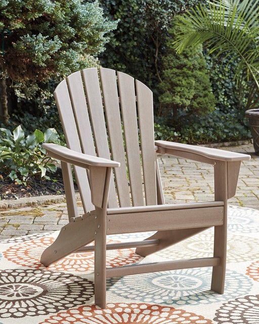 Sundown Treasure Adirondack Chair - Premium Outdoor Seating from Ashley Furniture - Just $210.30! Shop now at Furniture Wholesale Plus  We are the best furniture store in Nashville, Hendersonville, Goodlettsville, Madison, Antioch, Mount Juliet, Lebanon, Gallatin, Springfield, Murfreesboro, Franklin, Brentwood