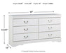 Anarasia Dresser - Premium Dresser from Ashley Furniture - Just $305.69! Shop now at Furniture Wholesale Plus  We are the best furniture store in Nashville, Hendersonville, Goodlettsville, Madison, Antioch, Mount Juliet, Lebanon, Gallatin, Springfield, Murfreesboro, Franklin, Brentwood