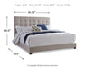 Dolante Upholstered Bed - Premium Bed from Ashley Furniture - Just $311.73! Shop now at Furniture Wholesale Plus  We are the best furniture store in Nashville, Hendersonville, Goodlettsville, Madison, Antioch, Mount Juliet, Lebanon, Gallatin, Springfield, Murfreesboro, Franklin, Brentwood