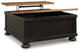 Valebeck Coffee Table with Lift Top - Premium Cocktail Table Lift from Ashley Furniture - Just $408.03! Shop now at Furniture Wholesale Plus  We are the best furniture store in Nashville, Hendersonville, Goodlettsville, Madison, Antioch, Mount Juliet, Lebanon, Gallatin, Springfield, Murfreesboro, Franklin, Brentwood