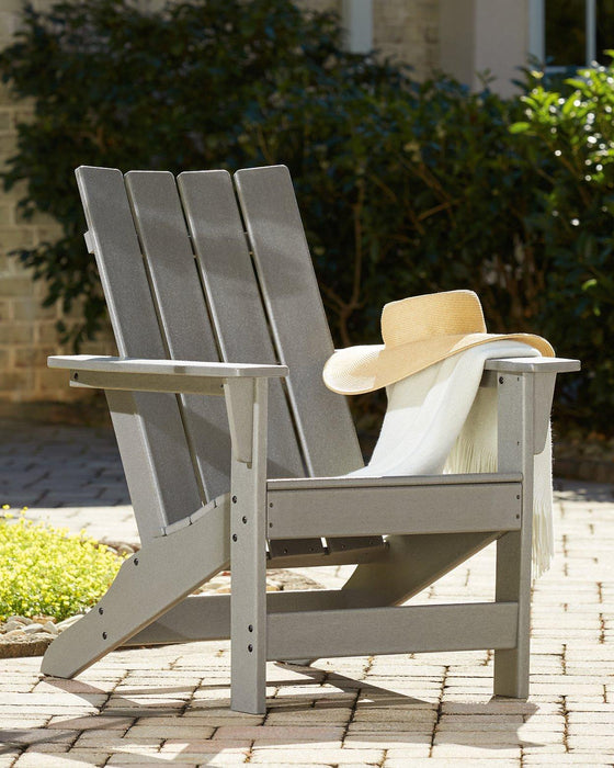 Visola Outdoor Adirondack Chair and End Table - Premium Outdoor Table Set from Ashley Furniture - Just $406.48! Shop now at Furniture Wholesale Plus  We are the best furniture store in Nashville, Hendersonville, Goodlettsville, Madison, Antioch, Mount Juliet, Lebanon, Gallatin, Springfield, Murfreesboro, Franklin, Brentwood