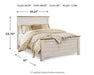 Willowton Bed - Premium Bed from Ashley Furniture - Just $265.48! Shop now at Furniture Wholesale Plus  We are the best furniture store in Nashville, Hendersonville, Goodlettsville, Madison, Antioch, Mount Juliet, Lebanon, Gallatin, Springfield, Murfreesboro, Franklin, Brentwood