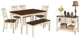 Whitesburg Dining Set - Premium Dining Room Set from Ashley Furniture - Just $599.34! Shop now at Furniture Wholesale Plus  We are the best furniture store in Nashville, Hendersonville, Goodlettsville, Madison, Antioch, Mount Juliet, Lebanon, Gallatin, Springfield, Murfreesboro, Franklin, Brentwood