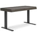 Zendex 55" Adjustable Height Desk - Premium Desk from Ashley Furniture - Just $574.99! Shop now at Furniture Wholesale Plus  We are the best furniture store in Nashville, Hendersonville, Goodlettsville, Madison, Antioch, Mount Juliet, Lebanon, Gallatin, Springfield, Murfreesboro, Franklin, Brentwood