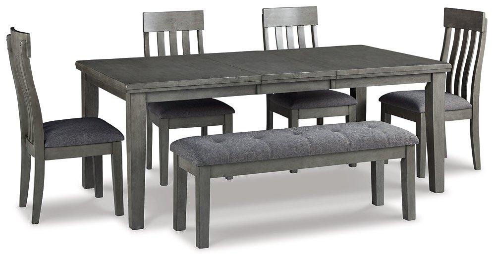 Hallanden Dining Room Set - Premium Dining Room Set from Ashley Furniture - Just $209.15! Shop now at Furniture Wholesale Plus  We are the best furniture store in Nashville, Hendersonville, Goodlettsville, Madison, Antioch, Mount Juliet, Lebanon, Gallatin, Springfield, Murfreesboro, Franklin, Brentwood