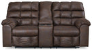 Derwin Reclining Loveseat with Console - Premium Loveseat from Ashley Furniture - Just $788.31! Shop now at Furniture Wholesale Plus  We are the best furniture store in Nashville, Hendersonville, Goodlettsville, Madison, Antioch, Mount Juliet, Lebanon, Gallatin, Springfield, Murfreesboro, Franklin, Brentwood