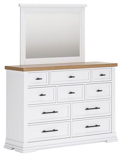 Ashbryn Dresser and Mirror - Premium Dresser & Mirror from Ashley Furniture - Just $870.82! Shop now at Furniture Wholesale Plus  We are the best furniture store in Nashville, Hendersonville, Goodlettsville, Madison, Antioch, Mount Juliet, Lebanon, Gallatin, Springfield, Murfreesboro, Franklin, Brentwood